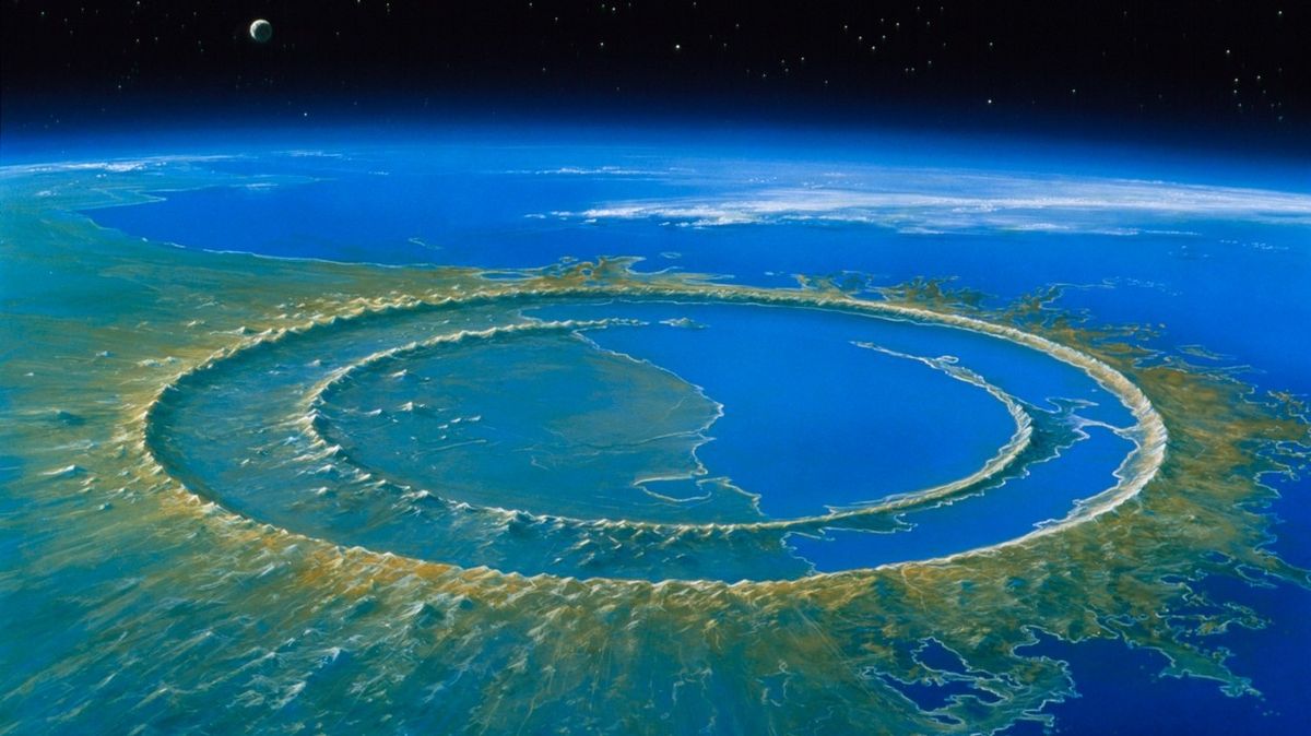 Velká podmořská struktura u pobřeží Afriky připomíná kráter po dopadu asteroidu